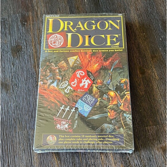 VTG TSR Dragon Dice Game Starter Set Sealed w/ Minor Box Damage 1995 - Picture 1 of 3